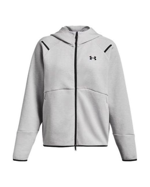 Under Armour Gray (Wmns) Unstoppable Fleece Full Zip Jacket 'Light'