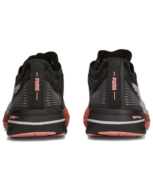 PUMA Black (Wmns) Deviate Nitro Carbon Carnation'