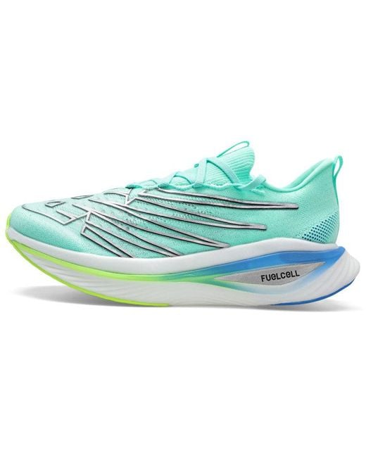 New Balance Blue Fuelcell Supercomp Elite V3 'Bright Mint' for men