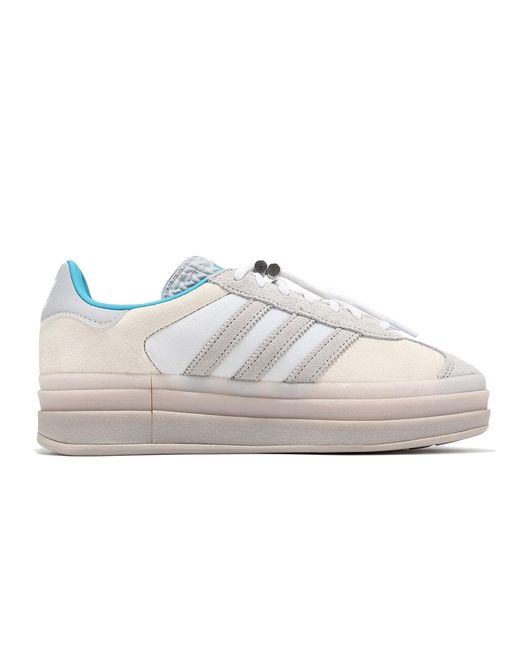 Adidas White (Wmns) X Ordinary People Gazelle Bold 'Cloud Light'