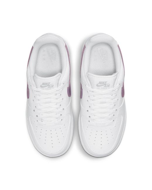 Nike White (Wmns) Air Force 1 Low 'Glitter Swoosh