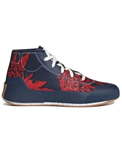 Adidas Blue (Wmns) Stella Mccartney X Treino Mid 'Floral Print