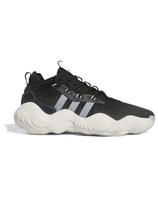Adidas Black Trae Young 3 'Core Cloud' for men