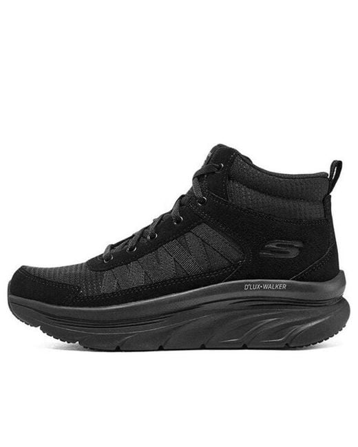 Skechers Black (Wmns) Dlux Walker Boot 'Pure'