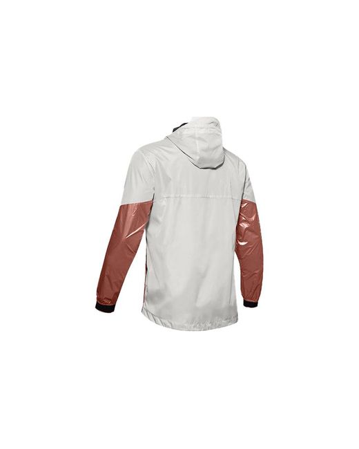 Under Armour White Recover Legacy Windbreaker Jacket for men
