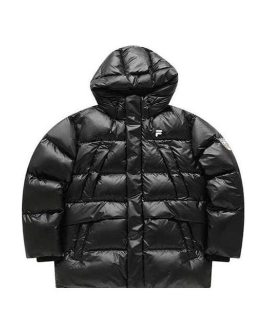 Fila Black Down Jacket for men