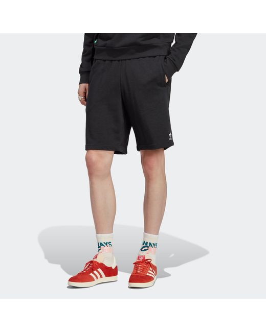 Adidas Black Originals Essentials+ Made With Hemp Shorts for men