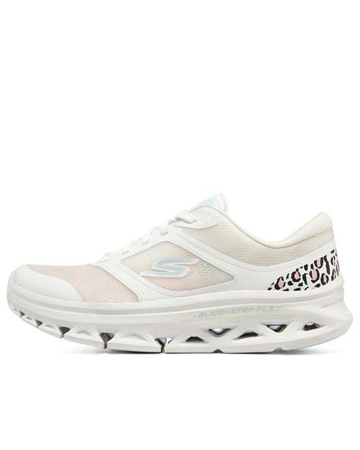 Skechers White (Wmns) Go Run Glide-Step Flex