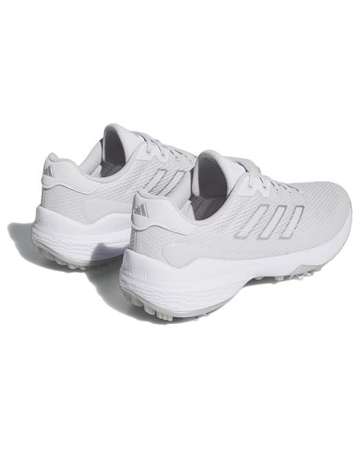 Adidas White Zg23 Vent Golf Shoes 'Dash Metallic' for men