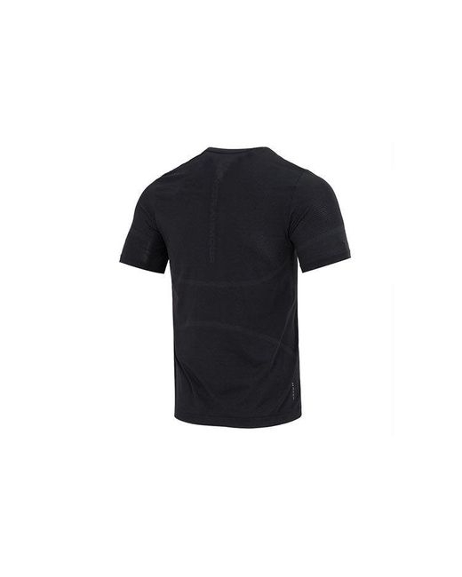 Under Armour Black Rush Seamless Legacy T-Shirt for men