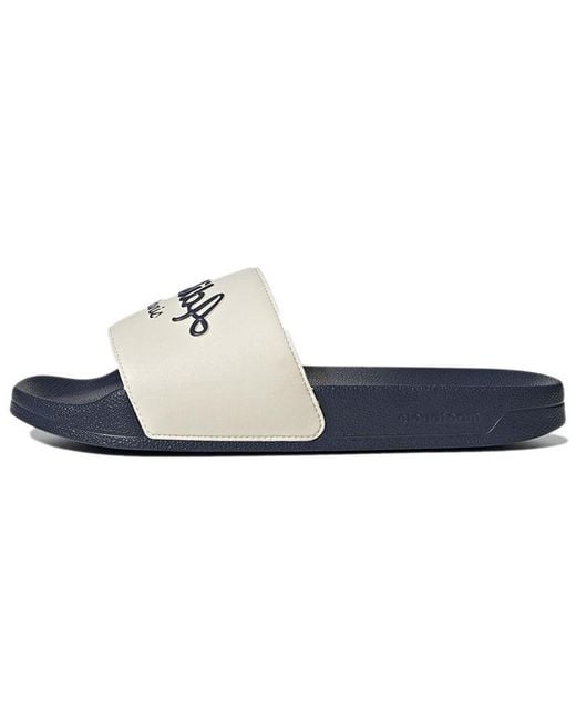 Adidas Blue Adilette Shower Slide Shadow' for men
