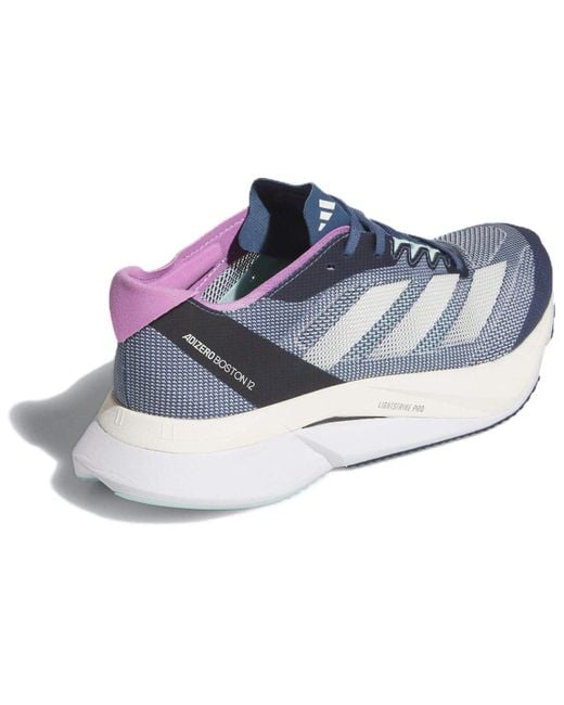 Adidas Blue (Wmns) Adizero Boston 12 'Preloved Ink Zero Metalic Aurora Ink'