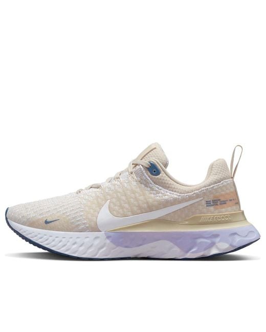 Nike White (Wmns) React Infinity Run Flyknit 3 'Oat'