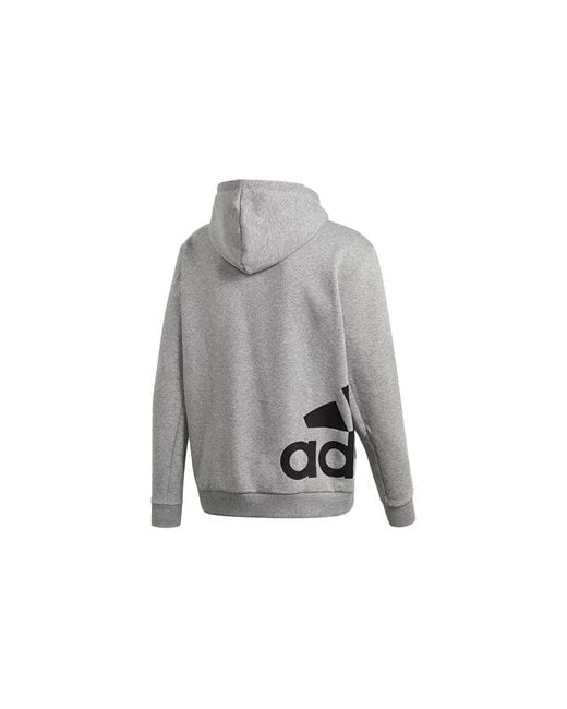 Adidas Gray Casual Training Sports Fleece Lined for men
