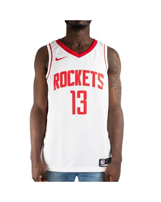 Nike James Harden Houston Rockets Whitered for men