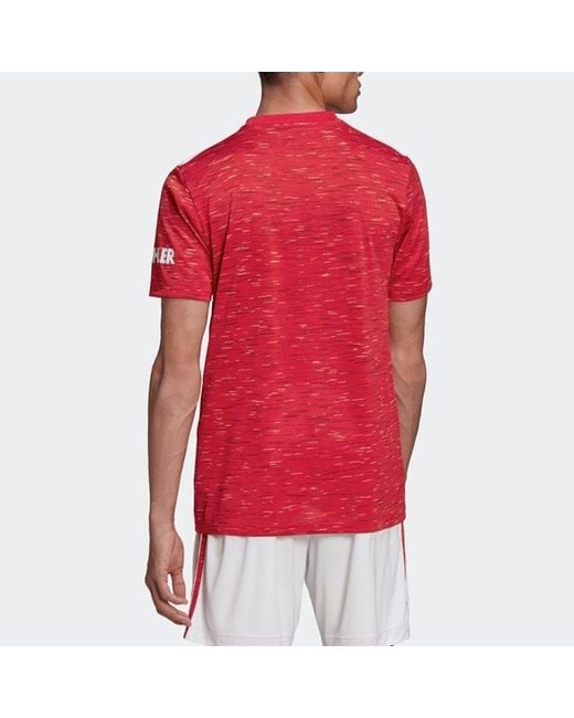 Adidas Red Manchester United 20/21 Home Jersey for men