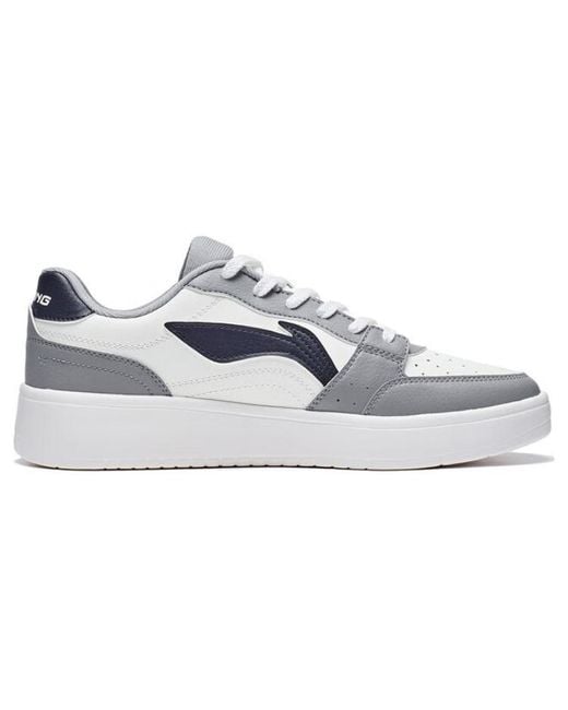 Li-ning White Yuanbao for men
