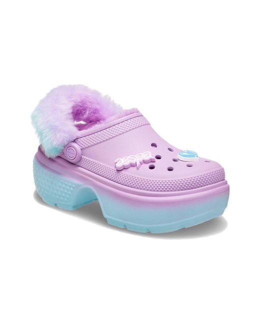 CROCSTM Purple X Aespa Clogs 'Lilac'