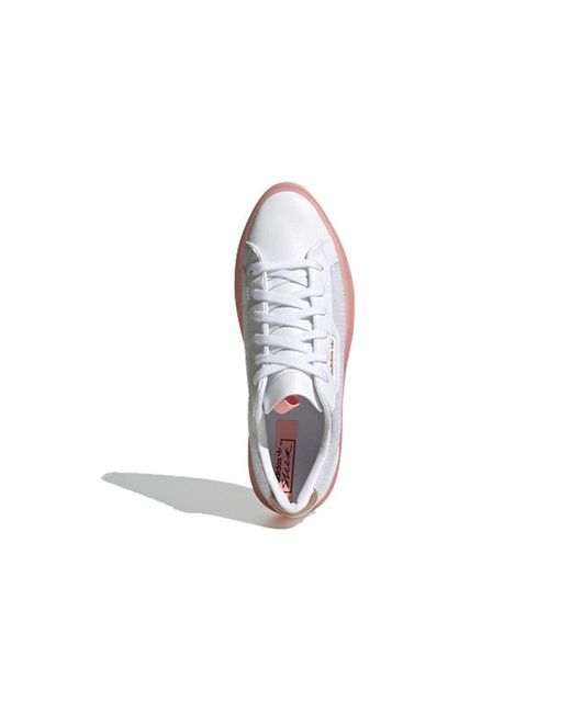 Adidas White (Wmns) Sleek Super Glow'