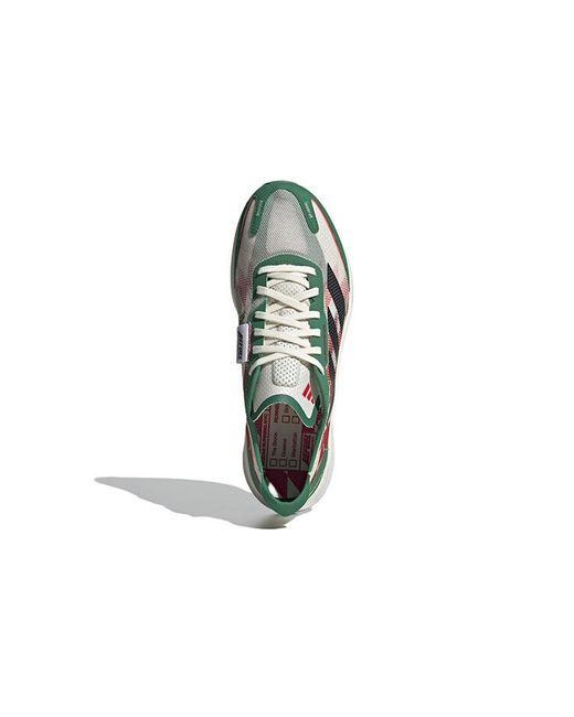Adidas White Adizero Boston 11 'Refuel' for men