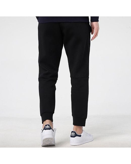 Adidas Black Casual Sports Training Logo Bundle Feet Long Pants for men
