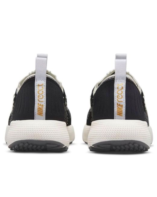 Nike Black (Wmns) React Escape Run Flyknit Metallic Vivid'