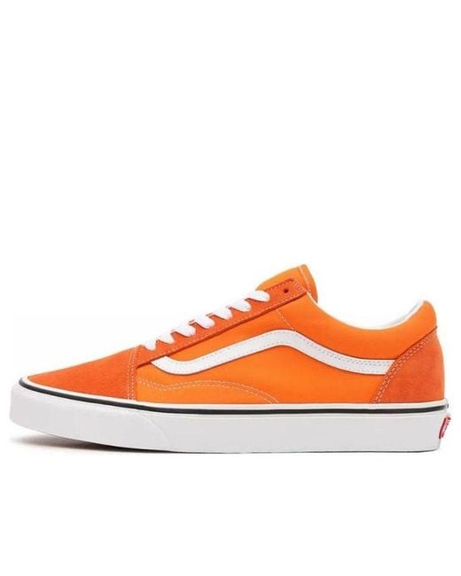 Vans Orange Old Skool Tiger' for men