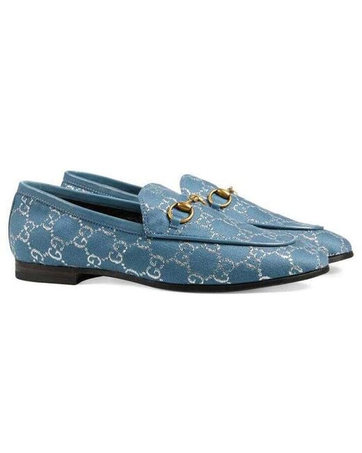 Gucci Blue (Wmns) Jordaan Loafers