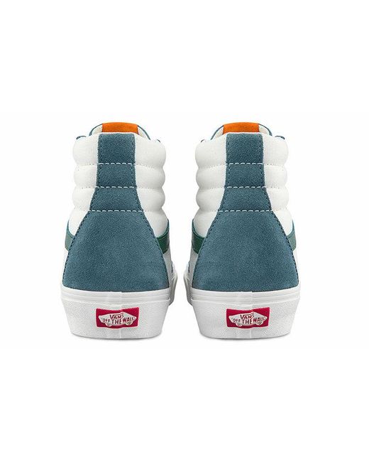 Vans Blue Sk8-Hi Cozy Skateboarding Shoes