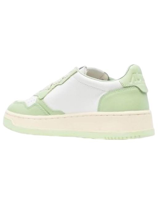 Autry White (Wmns) Medalist Low Top Bicolor