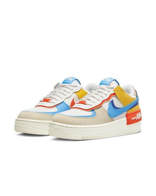 Nike Blue (Wmns) Air Force 1 Shadow 'Sail Multi'