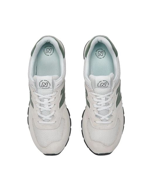 New Balance White 574 Rugged for men