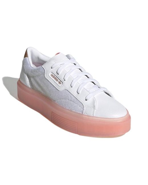 Adidas White (Wmns) Sleek Super Glow'