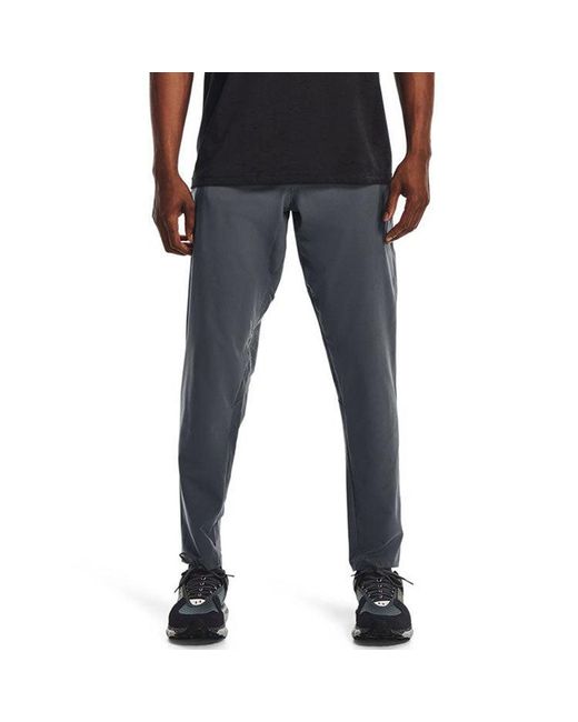 Under Armour Blue Woven Pants 'Pitch' for men
