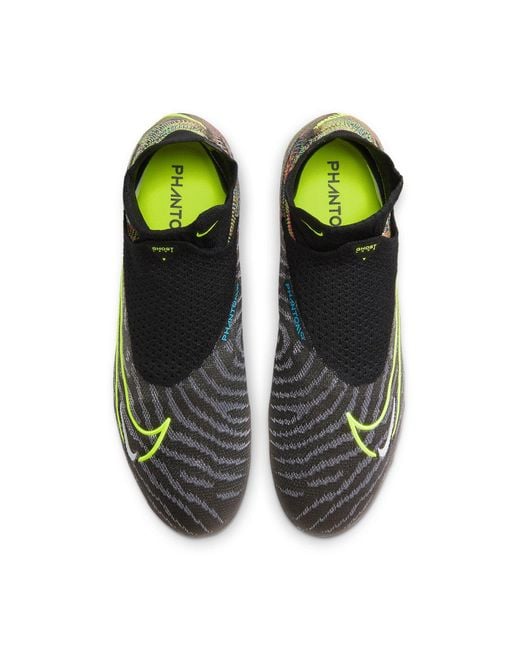 Nike Black Phantom Gx Elite Gripknit Df Fusion Fg Volt' for men