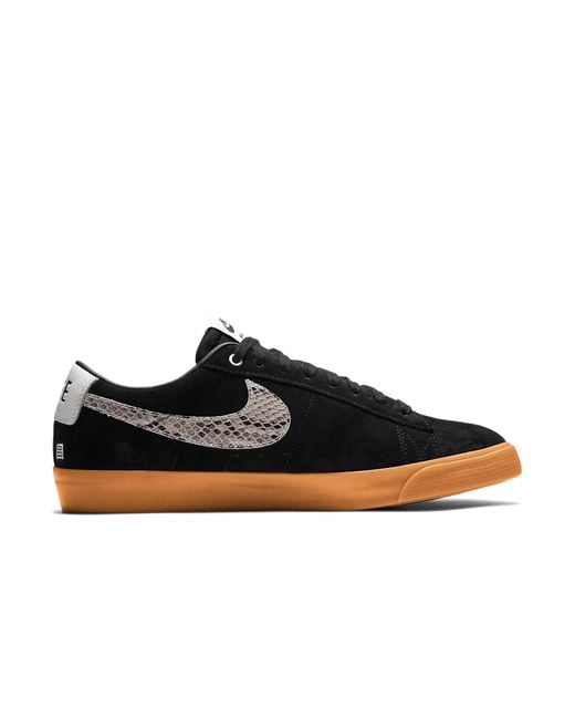 Nike Black Wacko Maria X Blazer Low Sb 'Snakeskin' for men