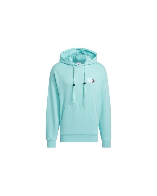 Adidas Blue Originals V-Day Hoodie Asia Sizing for men