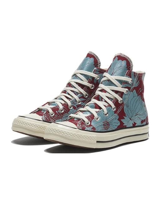 Converse Blue (Wmns) Chuck Taylor All Star 1970S Floral Sneakers