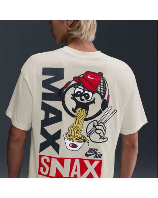Nike Natural As U Nsw Tee M90 Oc Sole Food T-Shirt Asia Sizing for men