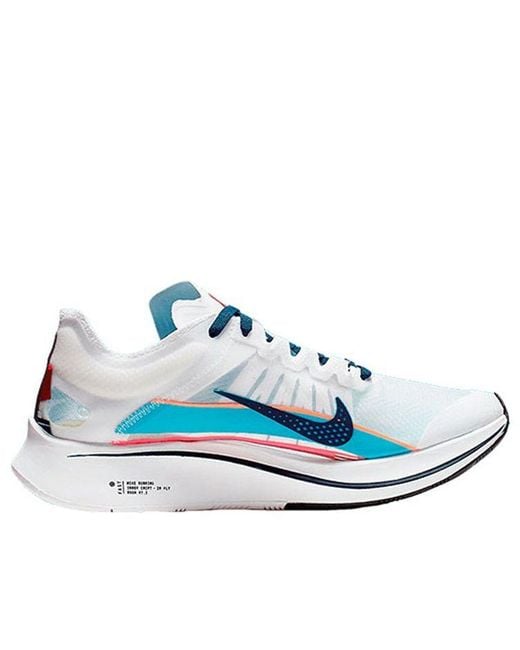 Nike White (Wmns) Zoom Fly Sp 'Graphic Streaks'