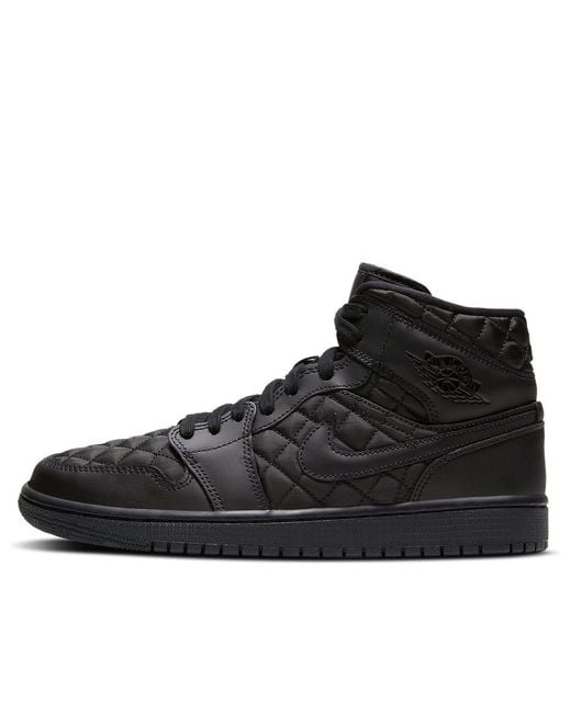 Nike Black (Wmns) 1 Mid Se Quilted'
