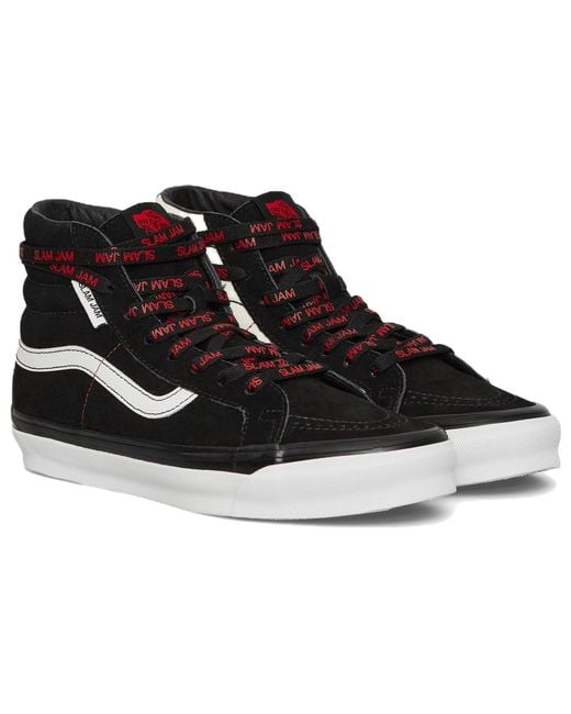 Vans Black Sk8-Hi Og Lx X Slam Jam for men