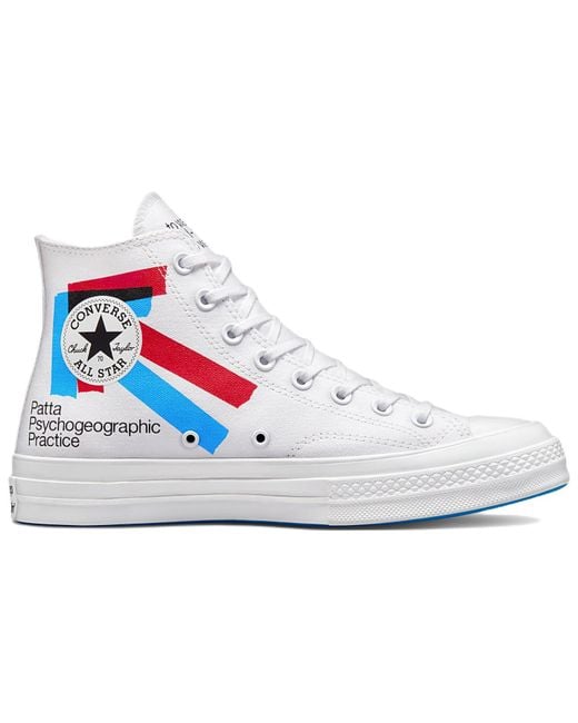 Converse Blue Patta X Experimental Jetset X Chuck 70 High 'Patta Psychogeographic Practice' for men