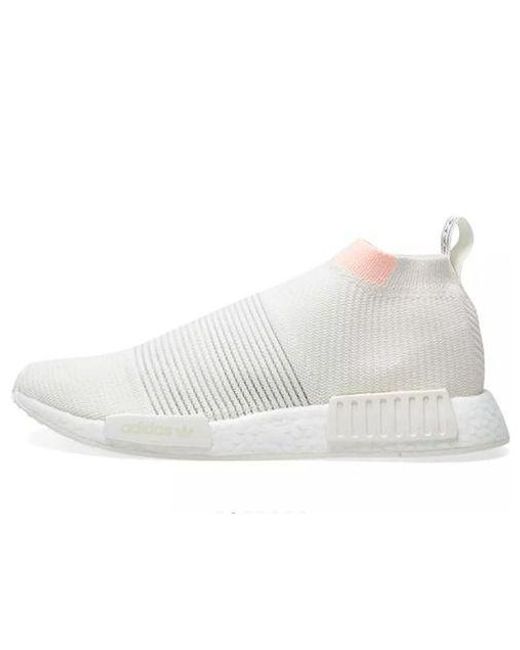 Adidas White (Wmns) Nmd_Cs1 Primeknit 'Cloud'