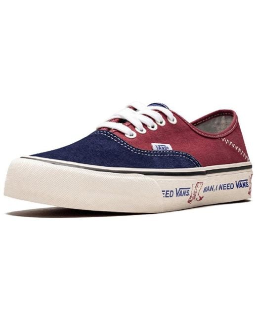 Vans Red Authentic Sf I Need for men