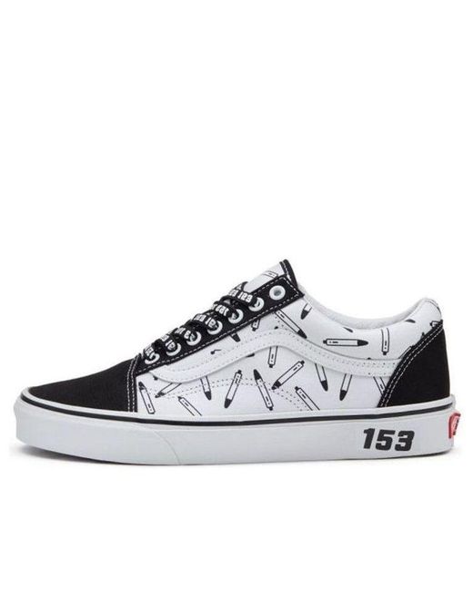 Vans White Old Skool Pen for men