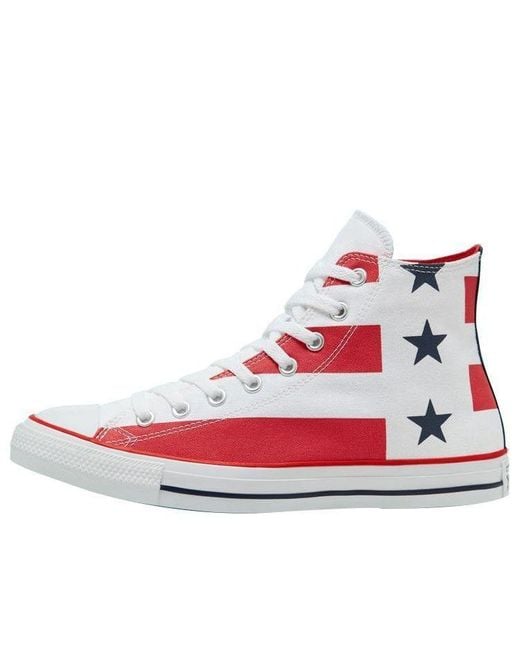 Converse Red Chuck Taylor All Star High 'Stars & Stripes' for men