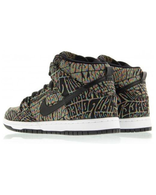 Nike Black Sb Dunk High Premium 'Psychedelic' for men