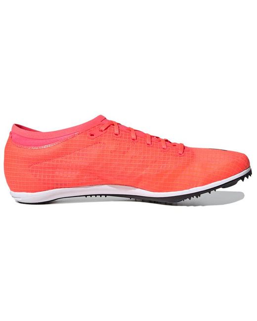 Adidas Red Adizero Ambition Spikes for men