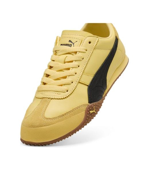 PUMA Yellow Bella Ut Leather 'Pale Lemon' for men